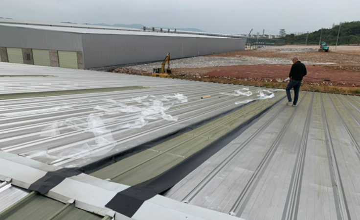 如东厂房屋面防水维修案例